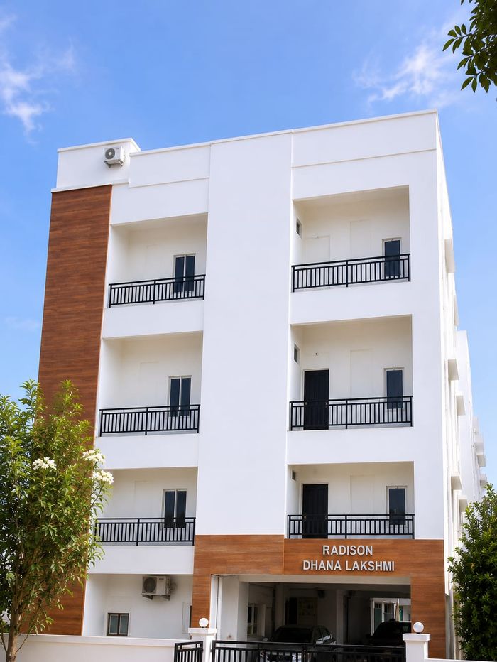Radison Dhana Lakshmi apartment building constructed by Dwellvise construction company in Chennai